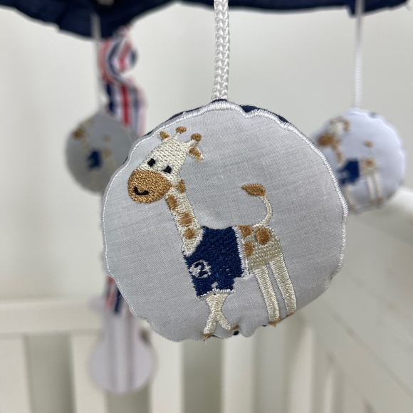 Baby Crib Giraffe Mobile, Nursery Mobile for Crib with Music Wind Up Spinner - Picture 4 of 11